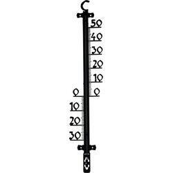 5 stuks - Buitenthermometer kunststof 25cm - TalenTools