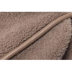Draagtas stof tebby 43x18x35cm beige