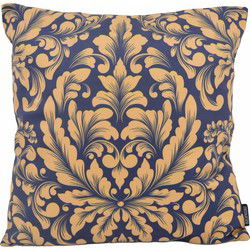 Barok Blauw/Bruin | 45 x 45 cm | Kussenhoes | Katoen/Polyester