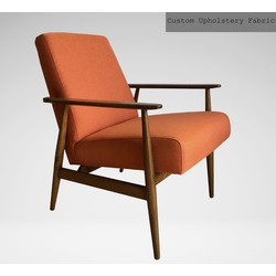 Mid-Century fauteuil H. Lis - oranje
