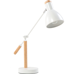 Beliani PECKOS - Tafellamp-Lichte houtkleur-Metaal