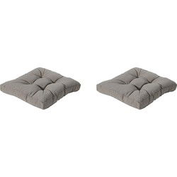 Madison -  Florance Zitkussen Rib liver - Ca. 73x73 cm - Set van 2