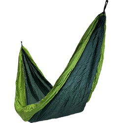 4gardenz® Outdoor Hangmat – Parachutestof – 270 cm – Compact & Sterk - Groen