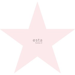 ESTAhome fotobehang grote ster licht roze - 1,86 x 2,79 m - 158851