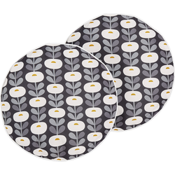 VALSORDA - Tuinkussen set van 2 - Lichtgrijs -  40 cm - Polyester