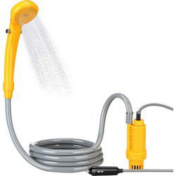 Camping douche met dompelpomp