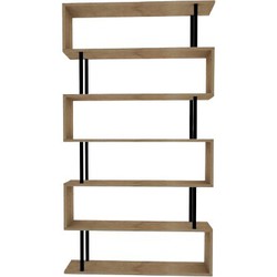 Etagère 7 planken eiken decor saffier L90 cm - Hector