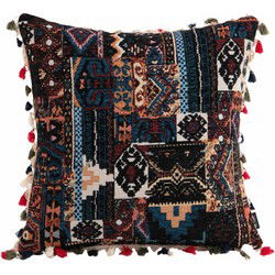 Fringe Moroccan Black | 45 x 45 cm | Kussenhoes | Katoen/Polyester