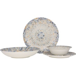 Bonna Serviesset - Luca Mosaic - 24 delig - 6 Personen - Porselein