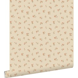 ESTAhome behang vintage bloemetjes beige - 50 x 900 cm - 139834