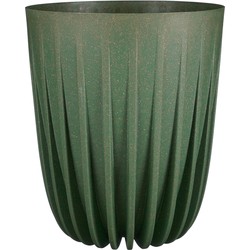 Mica Decorations Lungo Bloempot - H46 x Ø39 cm - Polypropyleen - FSC Mix - Groen