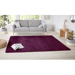 Laagpolig Effen Uni Vloerkleed - Nasty - Blackberry - 140x200 cm