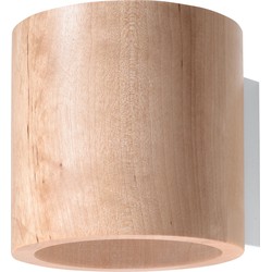 Scandinavische wandlamp Gustafson Hout