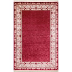 Ahvaz Klassiek Rood vloerkleed - Viscose / Bamboe 200X290 - 200 X 290 CM