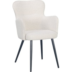 Pole to Pole - Wing Chair - Boucle - Pearl White