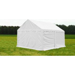 Opslagtent Premium PVC 3x4x2 mtr in Wit