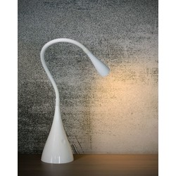 Eenvoudig witte en flexibele design bureaulamp 20 cm LED DIM 4W 3000K