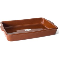 Ovenschaal - Pamplona - 8,5 liter - terracotta - tapas serveerschaal - Ovenschalen