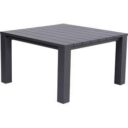 Garden Impressions Plaza lounge dining tuintafel 120x120xH68 cm donker grijs