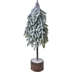 Clayre & Eef Kerstdecoratie Kerstboom 17x14x44 cm Groen Kunststof