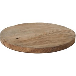 MUST Living Plate Display NATUREL,3xØ40 cm, teakwood naturel