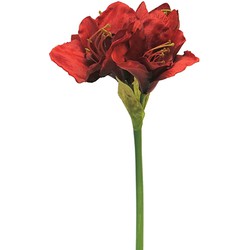 Hippeastrum Aline red 63 cm kunstbloem