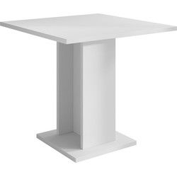 Meubella - Eetkamertafel Swen - Wit - 80 cm
