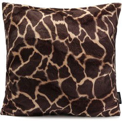 Sierkussen Furry Giraffe | 45 x 45 cm | Polyester