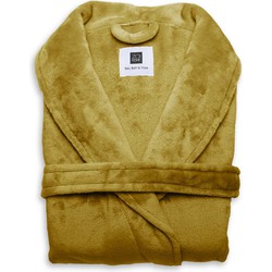 Zo Home Flanel Fleece Badjas Cara -  honey gold - M