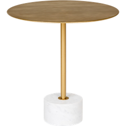 Manon ronde bijzettafel goud - Ø 51 cm