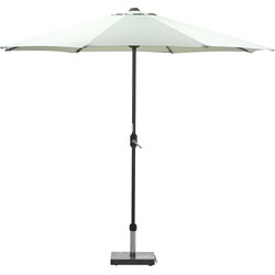 Lotus parasol - Ø300 cm - carbon black - olijf