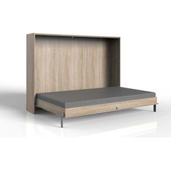 Opklapbaar bed horizontaal 140x200 - L212 cm