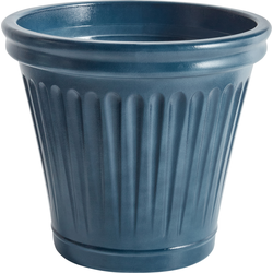 Beliani MAIZE - Plantenbak voor buiten-Blauw-Polyresin