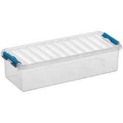 Sunware opbergbox - transparant - 3.5L - 38 x 14 x 9 cm - Opbergbox