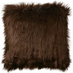 Clayre & Eef Kussenhoes Bruin Synthetisch