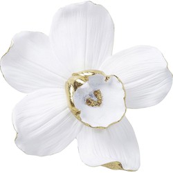 Kare Wanddecoratie Orchid Wit 25 cm