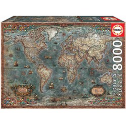 Educa Educa Historical World Map (8000)