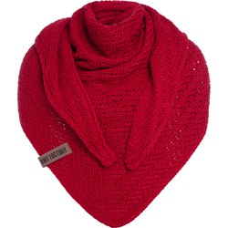 Knit Factory Sally Omslagdoek - Bright Red - 220x85 cm