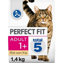 Droogvoer voor volwassen katten 1.4kg stazak I PERFECT FIT