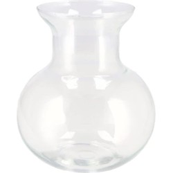 DK Design Bloemenvaas Mira - bol vaas - transparant glas - D20 x H21 cm - Vazen