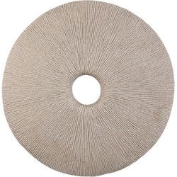 PTMD Wandpaneel Kathelle - 49x5x49 cm - Poly - Creme