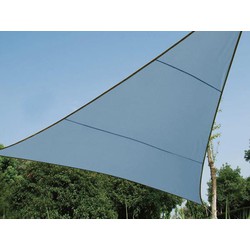 Schaduwdoek driehoek 3,6x3,6x3,6m lichtgrijs