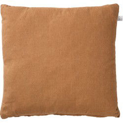 Dutch Decor LINN - Kussenhoes 45x45 cm - 100% linnen - effen kleur - Tobacco Brown - bruin - Dutch Decor