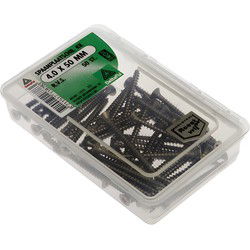 Spaanpl.schr. rvs 4.0x50mm 50st