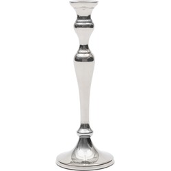 Riviera Maison Kaarsenstandaard Zilver voor dinerkaars - RM Cici klassieke kandelaar 18 cm hoog
