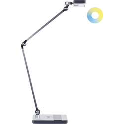 Beliani LACERTA - Bureaulamp-Zilver-Aluminium