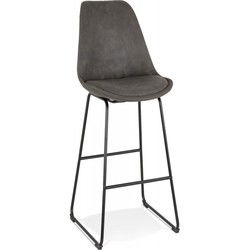 BIKI Barkruk 48x55x119 cm Grijs