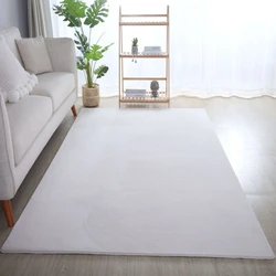 Alberta Laagpolig Fluffy Crème vloerkleed - - 120 X 170 CM