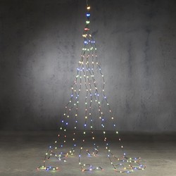 Luca Lighting Lichtmantel Kerstboomverlichting met 480 LED Lampjes - L200 cm - Multikleur