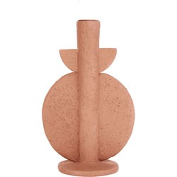 Kandelaar Bubble - Terracotta Oranje - 13x9,5x22cm